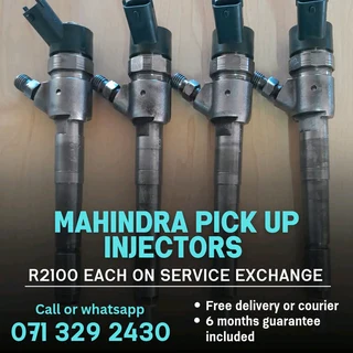 Mahindra Pick Up Injectors For Sale With Warranty On
