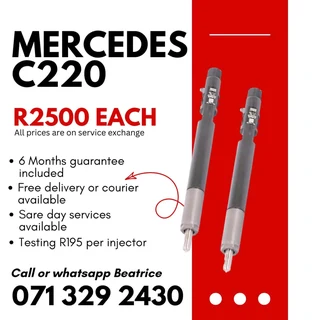 Mercedes Benz C220 Diesel Injectors For Sale With Warranty
