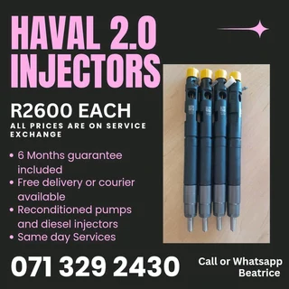 Haval 2.0 Injectors For Sale With Warranty