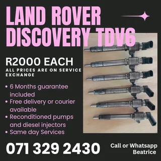 Land Rover Discovery Tdv6 Diesel Injectors For Sale With Warranty