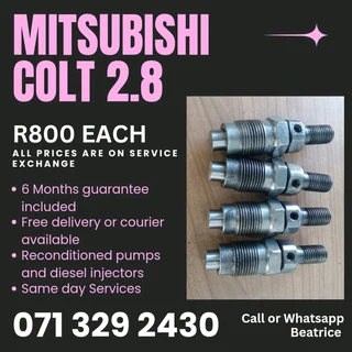 Mitsubishi Colt 2.8 Diesel Injectors For Sale With Warranty