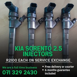 Kia Sorento 2.5 Diesel Injectors For Sale With Warranty