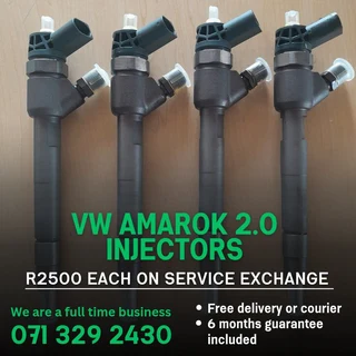 Vw Amarok 2.0 Diesel Injectors For Sale With Warranty
