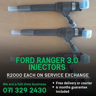 Ford Ranger 3.0 Diesel Injectors For Sale With Warranty