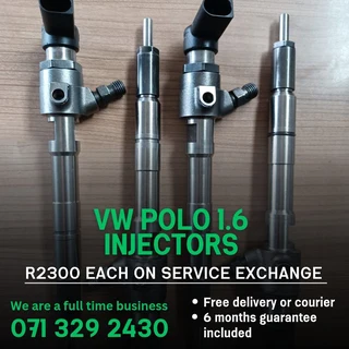 Vw Polo 1.6 Diesel Injectors For Sale With Warranty