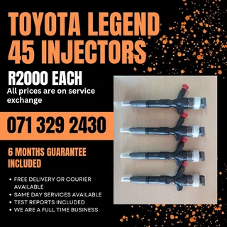 Toyota Legend 45 Injectors For Sale With Warranty