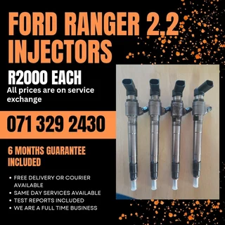 Ford Ranger 2.2 Diesel Injectors For Sale With Warranty