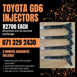 Toyota Gd6 Diesel Injectors For Sale With Warranty