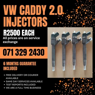 Vw Caddy 2.0 Injectors For Sale With Warranty