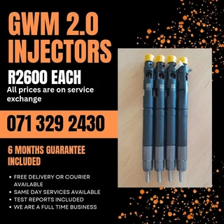 Gwm Steed 2.0 Injectors For Sale With Warranty