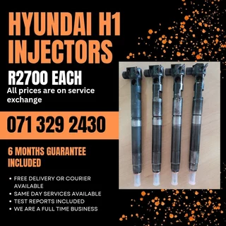 Hyundai H1 Injectors For Sale With Warranty On