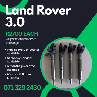 Land Rover 3.0 Diesel Injectors For Sale With Warranty On