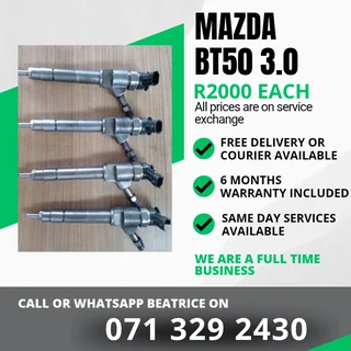 Mazda Bt50 3.0 Diesel Injectors For Sale With Warranty