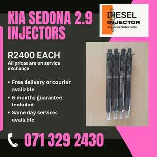 Kia Sedona 2.9 Injectors For Sale With Warranty