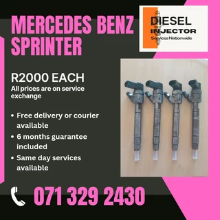 Mercedes Benz Sprinter Injectors For Sale With Warranty On