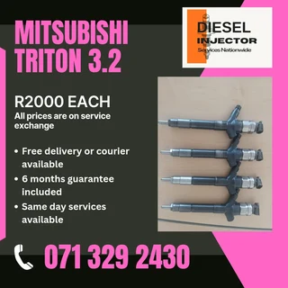 Mitsubishi Triton 3.2 Injectors For Sale With Warranty