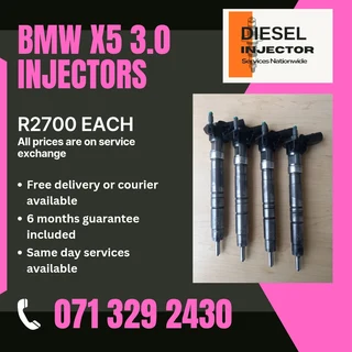Bmw X5 3.0 Injectors For Sale With Warranty On