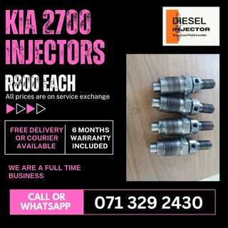Kia 2700 Injectors For Sale With Warranty On
