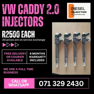 Vw Caddy 2.0 Injectors For Sale With Warranty