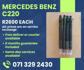 Mercedes Benz C220 Diesel Injectors For Sale With Warranty