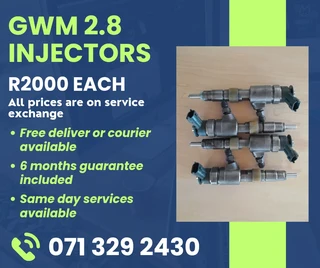 Gwm 2.8 Injectors For Sale With Warranty On
