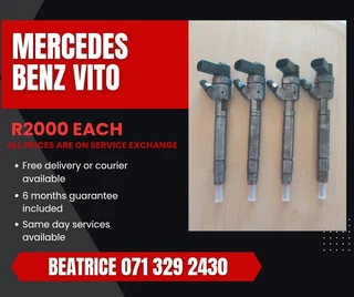 Mercedes Benz Vito Diesel Injectors For Sale With Warranty