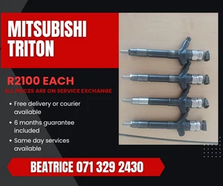Mitsubishi Triton Diesel Injectors For Sale With Warranty On