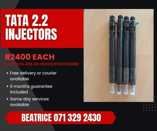 Tata 2.2 Injectors For Sale With Warranty On