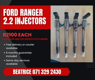 Ford Ranger 2.2 Diesel Injectors For Sale With Warranty