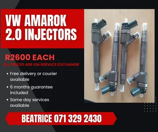 Vw Amarok 2.0 Diesel Injectors For Sale With Warranty