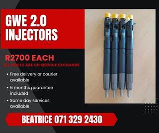 Gwm Steed 2.0 Injectors For Sale With Warranty