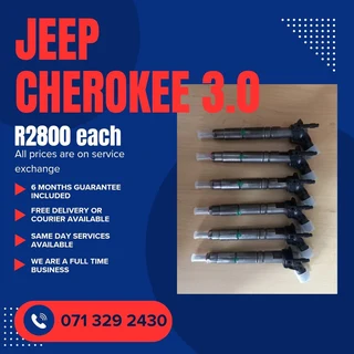 Jeep Cherokee 3.0 Diesel Injectors For Sale With Warranty