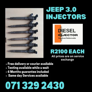 Jeep 3.0 Injectors For Sale With Warranty