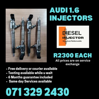 Audi 1.6 Diesel Injectors For Sale With Warranty