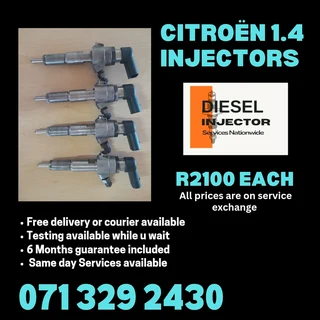 Citroën 1.4 Injectors For Sale With Warranty On