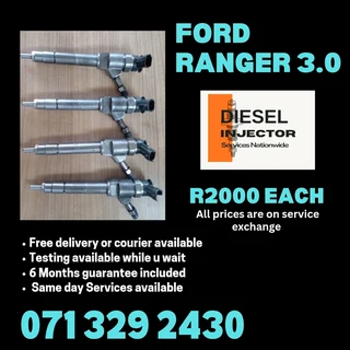 Ford Ranger 3.0 Diesel Injectors For Sale With Warranty