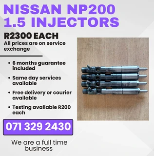 Nissan Np200 1.5 Diesel Injectors For Sale With Warranty