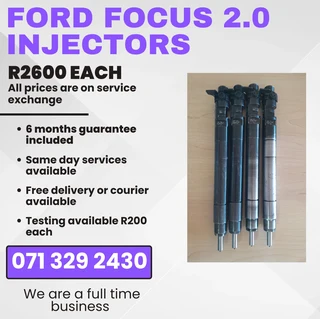 Ford Focus 2.0 Injectors For Sale With Warranty