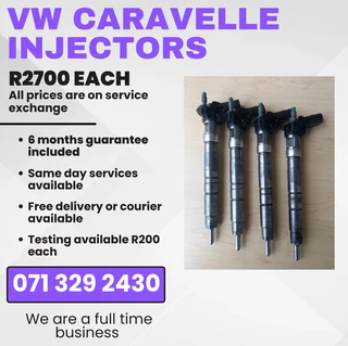Vw Caravelle Injectors For Sale With Warranty