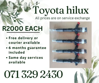 Toyota Hilux Diesel Injectors For Sale With Warranty