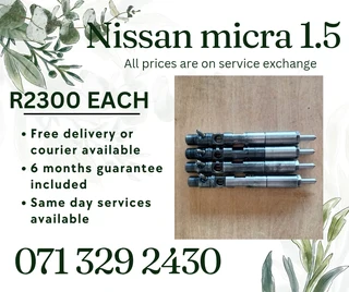 Nissan Micra 1.5 Diesel Injectors For Sale With Warranty