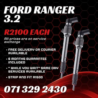 Ford Ranger 3.2 Diesel Injectors For Sale With Warranty