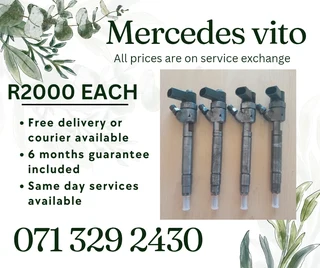 Mercedes Benz Vito Diesel Injectors For Sale With Warranty