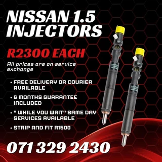 Nissan 1.5 Diesel Injectors For Sale With Warranty