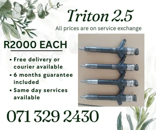 Mitsubishi Triton 2.5 Injectors For Sale With Warranty
