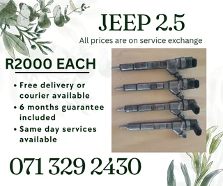 Jeep 2.5 Injectors For Sale With Warranty On