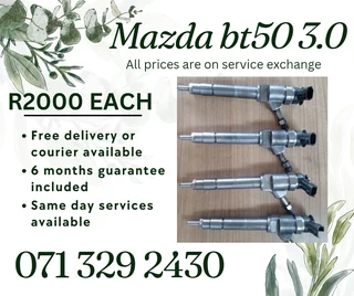 Mazda Bt50 3.0 Diesel Injectors For Sale With Warranty