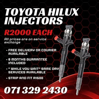 Toyota Hilux 3.0 Injectors For Sale With Warranty