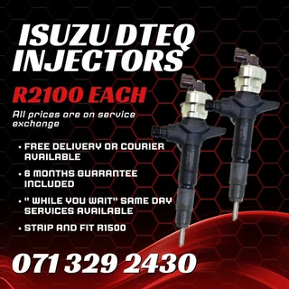 Isuzu Dteq Injectors For Sale With Warranty