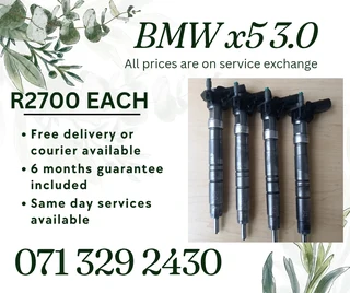 Bmw X5 3.0 Injectors For Sale With Warranty